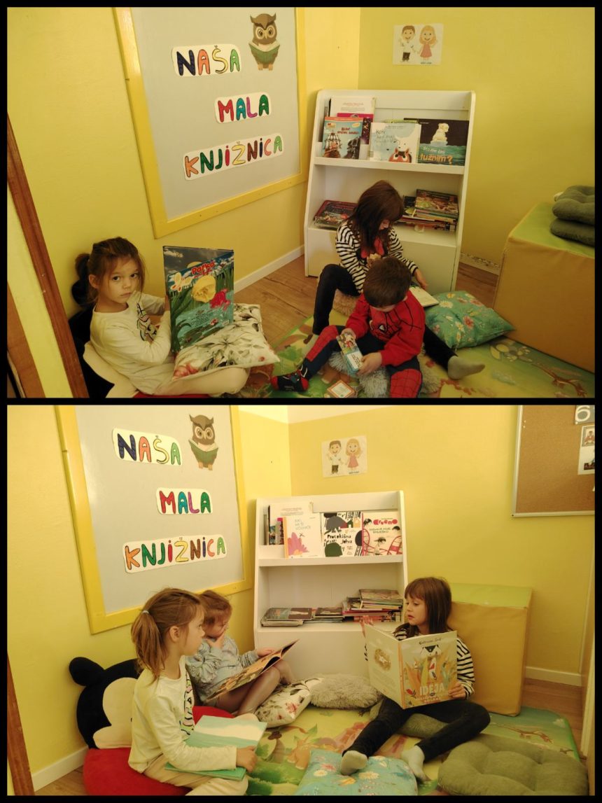 Projekt “Naša mala knjižnica” u skupini Leptirići