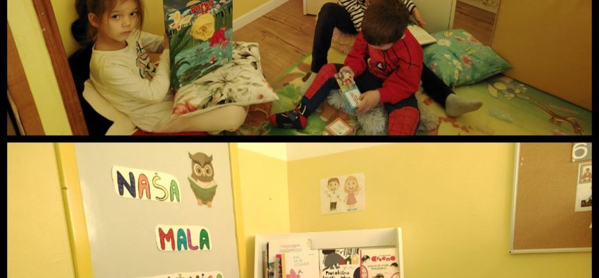 Projekt “Naša mala knjižnica” u skupini Leptirići Projekt “Naša mala knjižnica” u skupini Leptirići