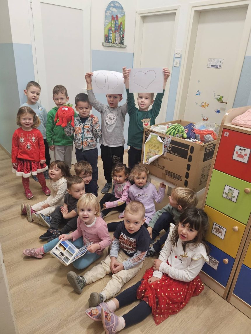 Djeca našeg vrtića u humanitarnim akcijama – malim koracima do velikog srca Djeca našeg vrtića u humanitarnim akcijama – malim koracima do velikog srca
