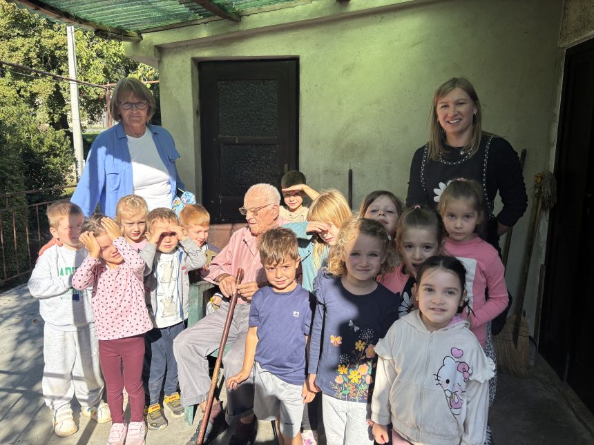 LEPTIRIĆI U POSJETI 105-GODIŠNJAKU LEPTIRIĆI U POSJETI 105-GODIŠNJAKU